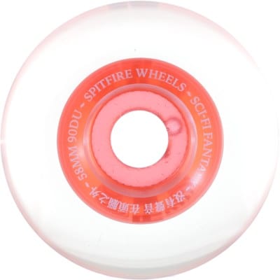 Spitfire Sci-Fi Fantasy Sapphires Radial Cruiser Skateboard Wheels - clear/red core (90d) - view large