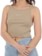 RVCA Women's Haru Slide Tank - khaki - alternate 2