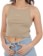 RVCA Women's Haru Slide Tank - khaki