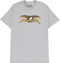 Anti-Hero Misregistered Eagle T-Shirt - heather grey/black multi