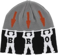 Bronze 56k Arrow Skully Beanie - black