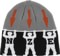 Bronze 56k Arrow Skully Beanie - black - reverse