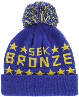 Bronze 56k Star Pom Beanie - blue - view large