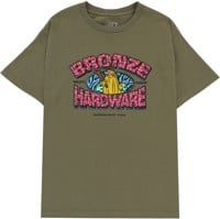 Bronze 56k Troglodyte T-Shirt - military green