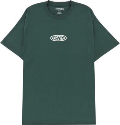Tactics Oval Logo T-Shirt - forest green - view large
