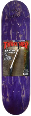 Baker Elissa Steamer Thrasher Cover 8.25 Hand Signed Skateboard Deck - navy - view large