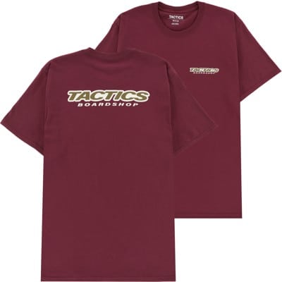 Tactics Throwback T-Shirt - maroon - view large