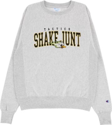 Tactics Shake Junt x Tactics Crew Sweatshirt - heather grey - view large