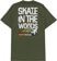 Tactics Seek x Tactics T-Shirt - olive - reverse