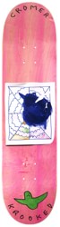 Krooked Cromer Redacted 8.06 Skateboard Deck - pink