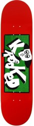Krooked Team Incognito 8.38 Skateboard Deck - green