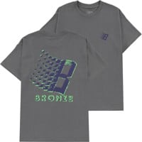 Bronze 56k B Logo T-Shirt - charcoal