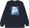 Theories Cyanotype L/S T-Shirt - navy