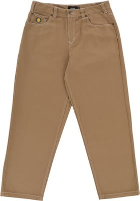 Theories Plaza Jeans - khaki contrast stitch - view large