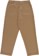 Theories Plaza Jeans - khaki contrast stitch - reverse