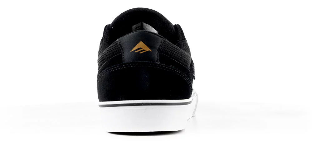 Emerica Cadence Skate Shoes - black/white/gold | Tactics