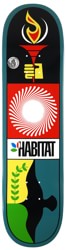 Habitat Torch Terratone 8.0 Skateboard Deck - blue dip