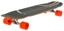 Loaded Chinchiller 34" Complete Longboard - silver trucks/orange wheels - angle