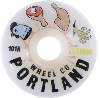 Portland Wheel Company Mother Clucker Skateboard Wheels - white (101a) - view large