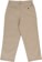 Volcom Billow Twill Pants - dark khaki - reverse