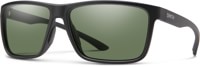 Smith Riptide Polarized Sunglasses - matte black/chromapop gray green polarized lens