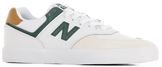 New Balance Numeric 574V Skate Shoes - white/forest - view large