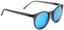 Dang Shades ATZ Polarized Sunglasses - gunmetal grey/ice blue polarized lens - side