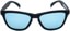 Dang Shades OG Premium Polarized Sunglasses - black/ice blue lens - front