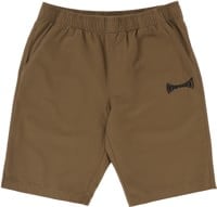 Independent Span Pull On Shorts - chocolate