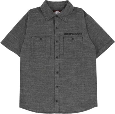 Independent Groundwork S/S Shirt - black chambray - view large