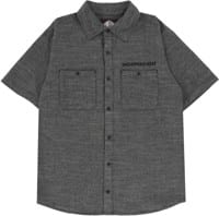 Independent Groundwork S/S Shirt - black chambray