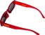 Dang Shades Korvette Sunglasses - cherry red/smoke lens - side