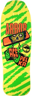 Arbor Ace Rearview 10.0 Wheel Wells Skateboard Deck - view large