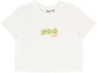 Rhythm Women's Horizon Vintage Crop Crew T-Shirt - vintage white