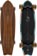 Arbor Sizzler Groundswell 30.75" Complete Cruiser Skateboard - skull outline / black trucks / trans amber wheels