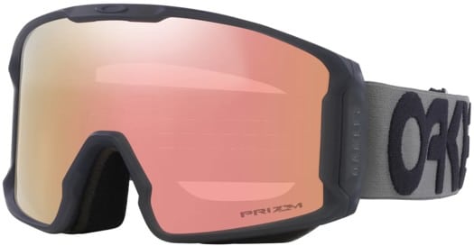Oakley Line Miner L Goggles - forged iron/prizm rose gold iridium lens - view large