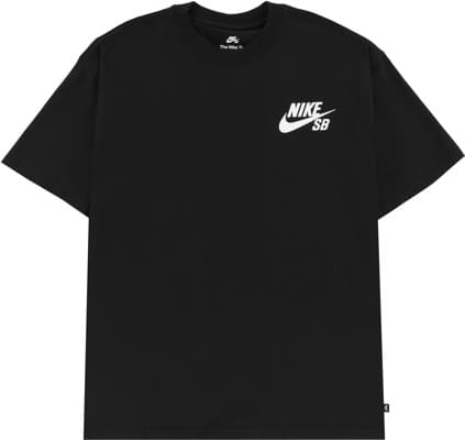 Nike SB Logo T-Shirt - black/white - view large