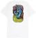 Tactics Santa Cruz Screaming Hand Tactics T-Shirt - white - reverse