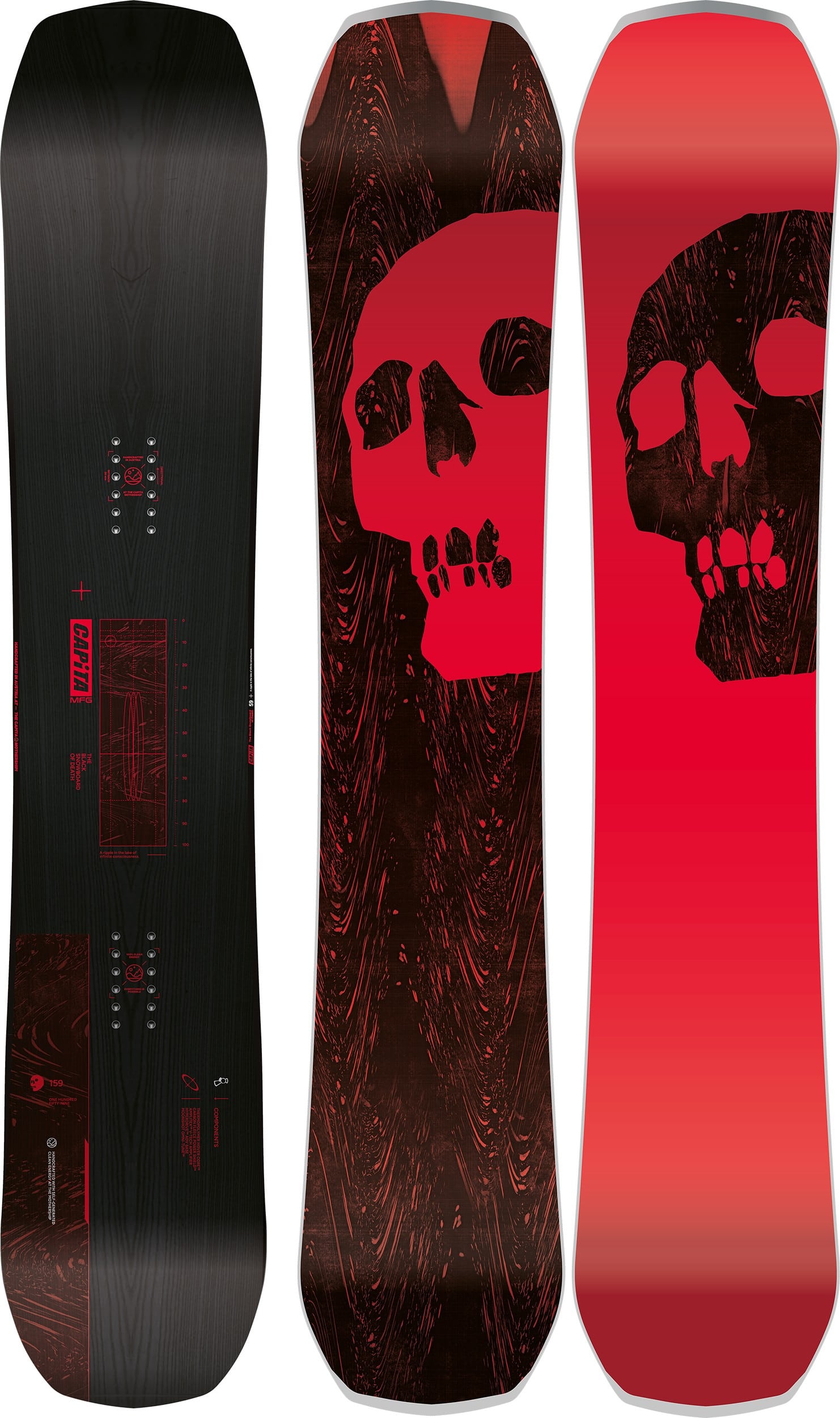 CAPiTA Black Snowboard Of Death 2025 Tactics