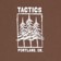 Tactics Portland Trees T-Shirt - brown - front detail