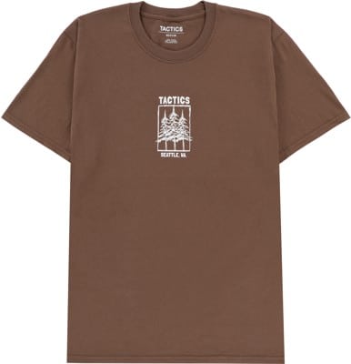 Tactics Seattle Trees T-Shirt - brown - view large