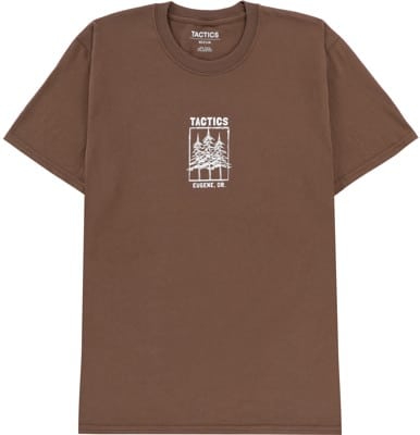 Tactics Eugene Trees T-Shirt - brown - view large
