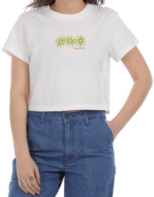 Rhythm Women's Horizon Vintage Crop Crew T-Shirt - vintage white - view large