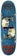 Heroin Bail Gun Gary 4 9.75 Symmetrical Shape Skateboard Deck - blue