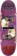 Heroin Bail Gun Gary 4 9.75 Symmetrical Shape Skateboard Deck - purple