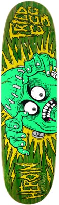 Heroin Fried Egg 3 8.9 Skateboard Deck - green - view large