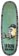 Heroin Paul's Egg 10.4 Double Driller Skateboard Deck - teal