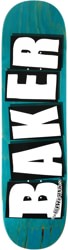 Baker Brand Logo Veneer 8.5 Skateboard Deck - teal