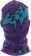 Airblaster Cozy Fleece Face Tube - big terry purps - reverse
