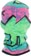 Airblaster Cozy Fleece Face Tube - hot wave - reverse